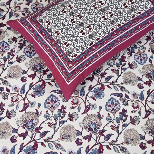 Percale_Cotton_200Tc_Multicolor_King_Size_Bedsheet