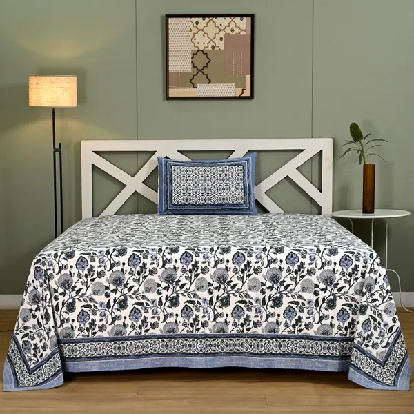 Percale_Cotton_200Tc_Multicolor_King_Size_Bedsheet