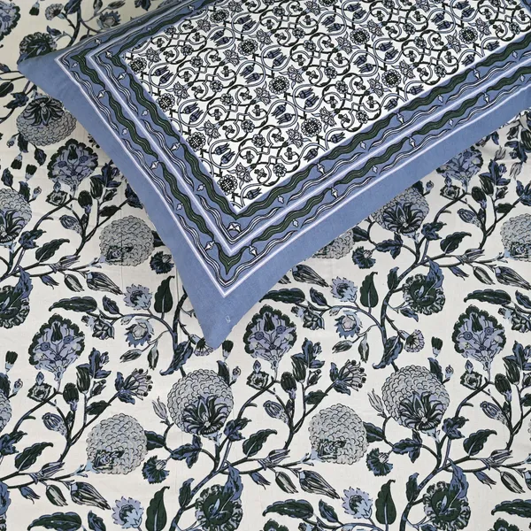 Percale_Cotton_200Tc_Multicolor_King_Size_Bedsheet