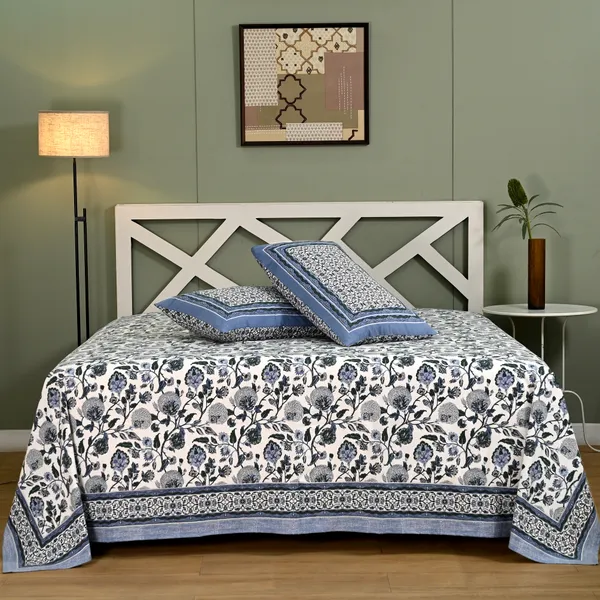 Percale_Cotton_200Tc_Multicolor_King_Size_Bedsheet