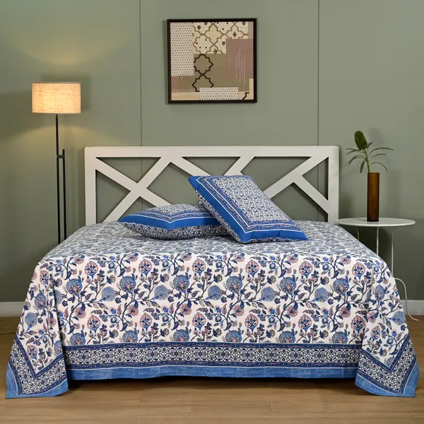 Percale_Cotton_200Tc_Multicolor_King_Size_Bedsheet