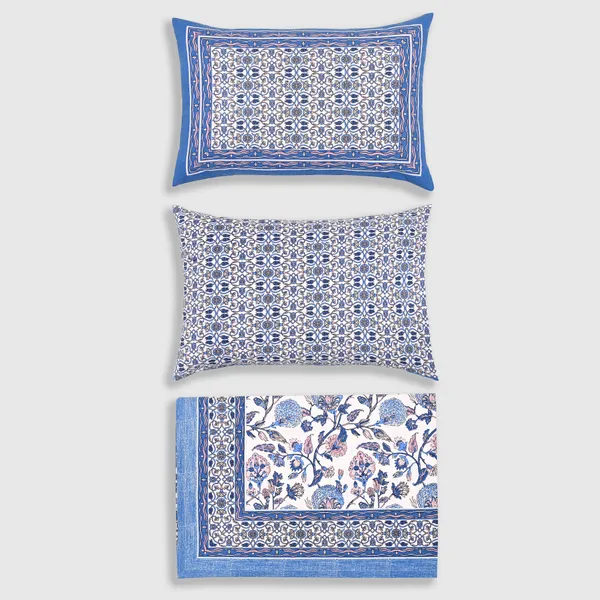 Percale_Cotton_200Tc_Multicolor_King_Size_Bedsheet