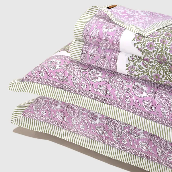 Percale_Cotton_Block_Print_Purple_King_Size_Bedsheet
