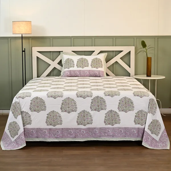 Percale_Cotton_Block_Print_Purple_King_Size_Bedsheet