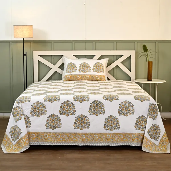 Block_Print_Percale_Cotton_King_Size_Bedsheet
