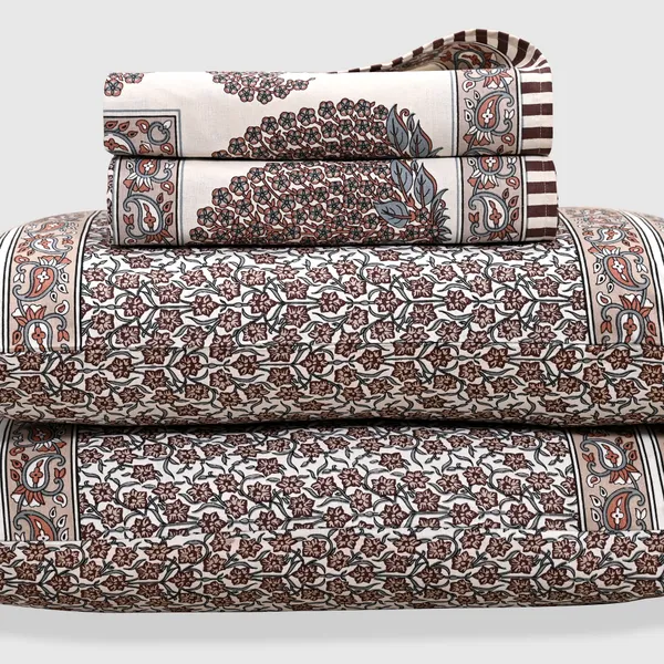 Percale_Cotton_200Tc_Multicolor_King_Size_Bedsheet