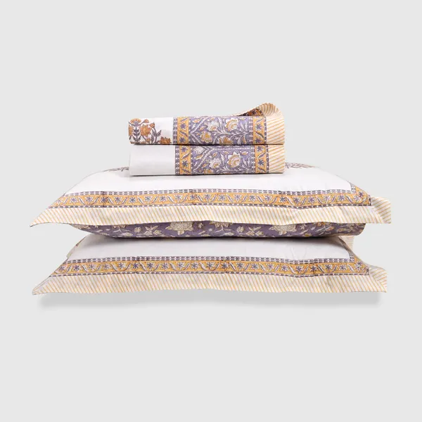 White_Percale_Cotton_Block_Print_White_King_Size_Bedsheet_For_Home_Decor_&_Bedding
