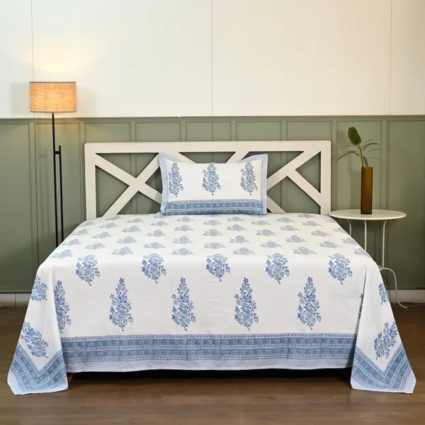 Block_Print_Percale_Cotton_King_Size_Bedsheet