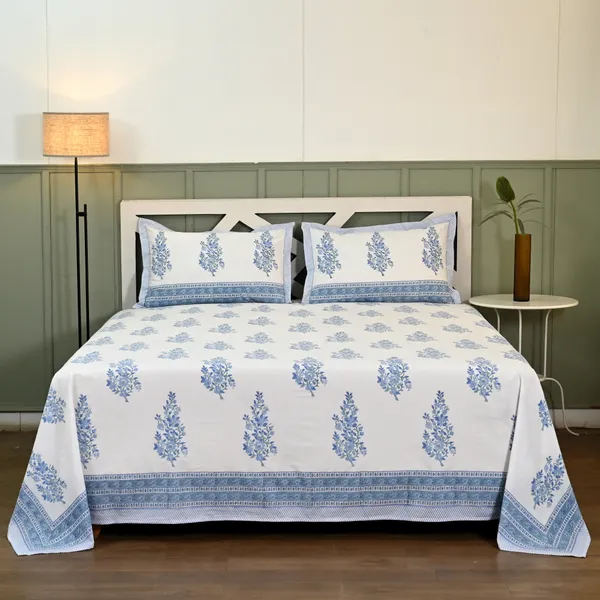 Block_Print_Percale_Cotton_King_Size_Bedsheet