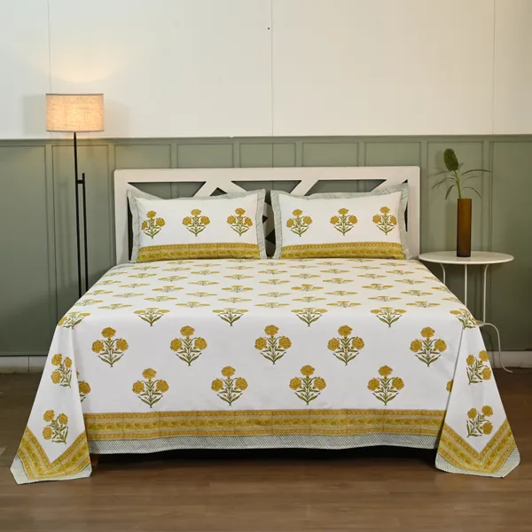 Block_Print_Percale_Cotton_King_Size_Bedsheet
