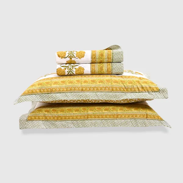 Yellow_Percale_Cotton_Block_Print_Yellow_King_Size_Bedsheet_For_Home_Decor_&_Bedding