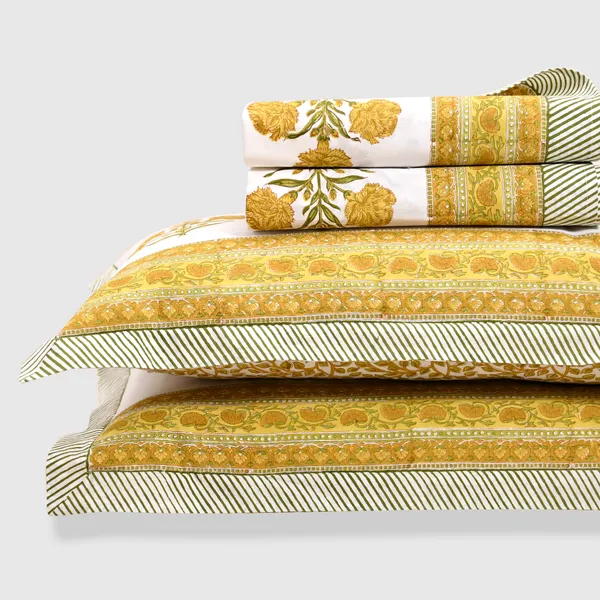 Yellow_Percale_Cotton_Block_Print_Yellow_King_Size_Bedsheet_For_Home_Decor_&_Bedding