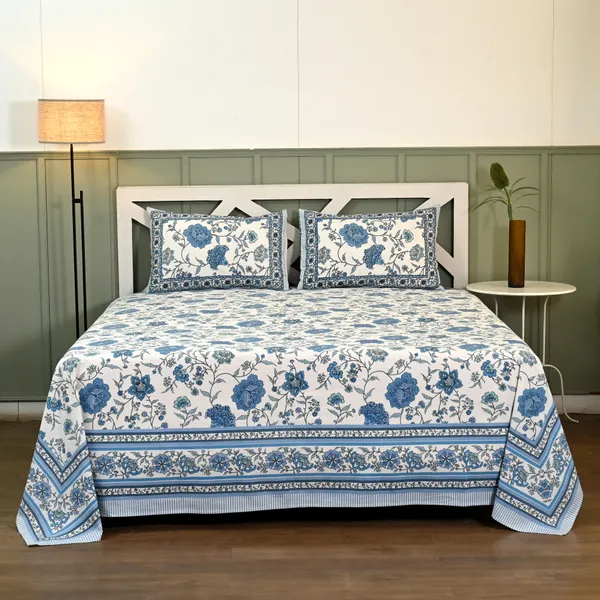Percale_Cotton_200Tc_Multicolor_King_Size_Bedsheet
