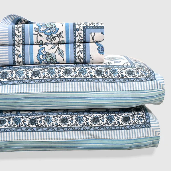 Percale_Cotton_200Tc_Multicolor_King_Size_Bedsheet