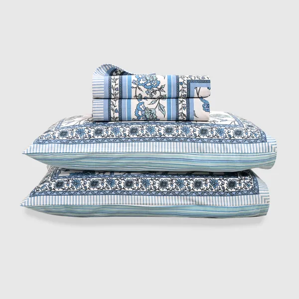 Percale_Cotton_200Tc_Multicolor_King_Size_Bedsheet