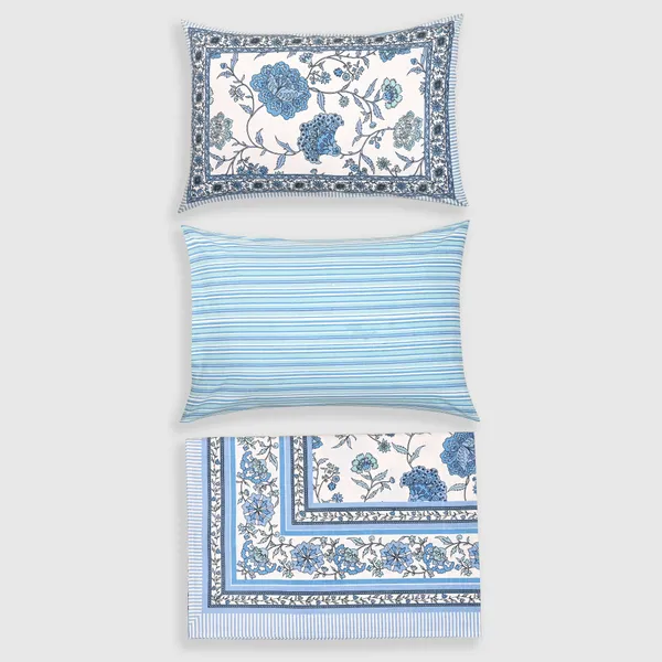 Percale_Cotton_200Tc_Multicolor_King_Size_Bedsheet