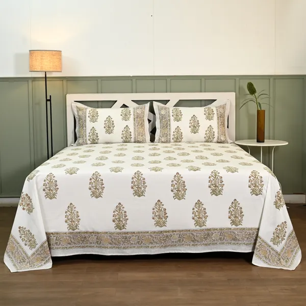 Block_Print_Percale_Cotton_King_Size_Bedsheet