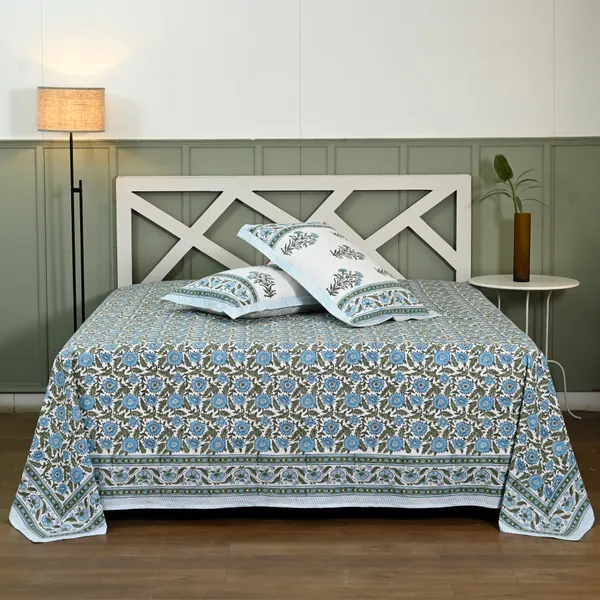 Block_Print_Percale_Cotton_King_Size_Bedsheet