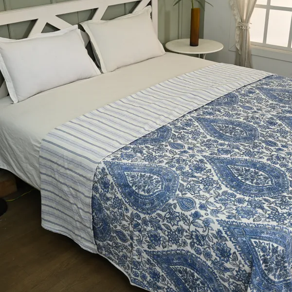 Dohar_Percale_Cotton_King_Size_Bedsheet