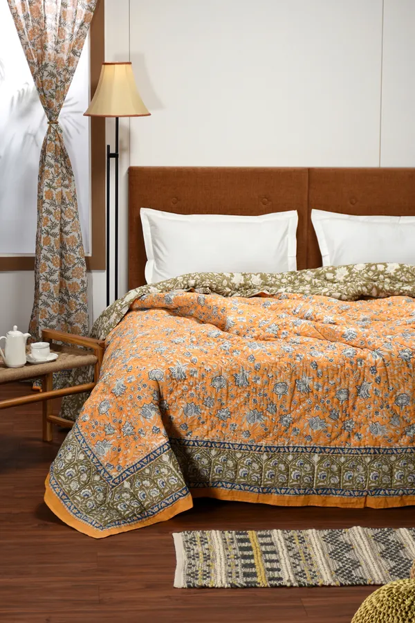 Percale_Cotton_200Tc_Multicolor_King_Size_Bedsheet
