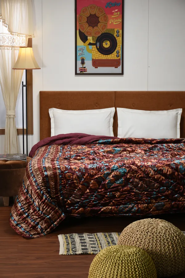 Percale_Cotton_200Tc_Multicolor_King_Size_Bedsheet
