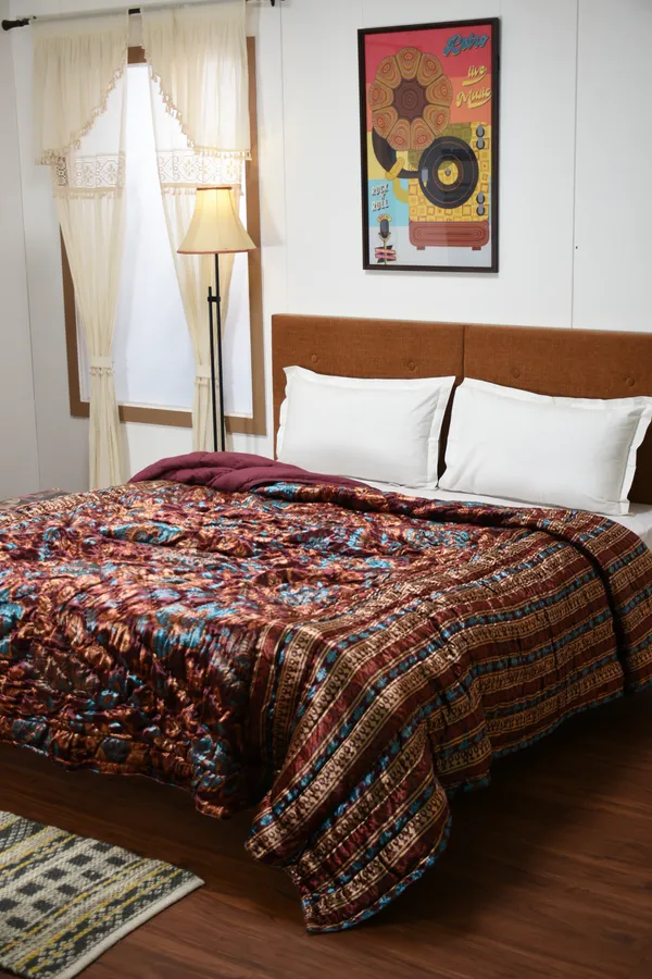Percale_Cotton_200Tc_Multicolor_King_Size_Bedsheet