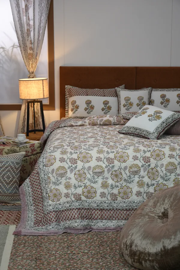 Percale_Cotton_200Tc_Multicolor_King_Size_Bedsheet