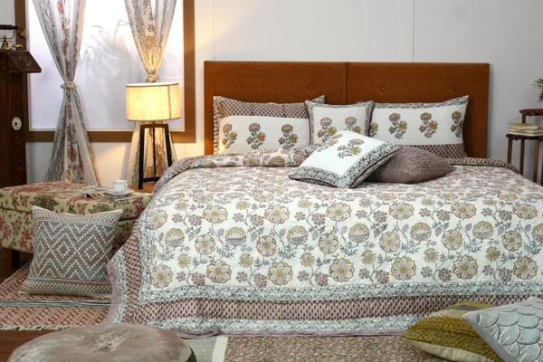 Percale_Cotton_200Tc_Multicolor_King_Size_Bedsheet