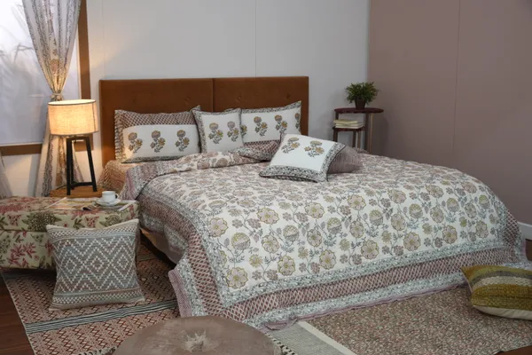 Percale_Cotton_200Tc_Multicolor_King_Size_Bedsheet