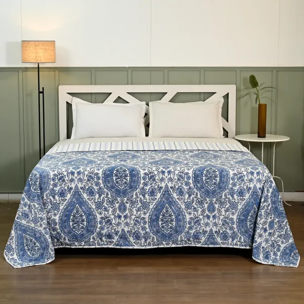 Dohar_Percale_Cotton_King_Size_Bedsheet
