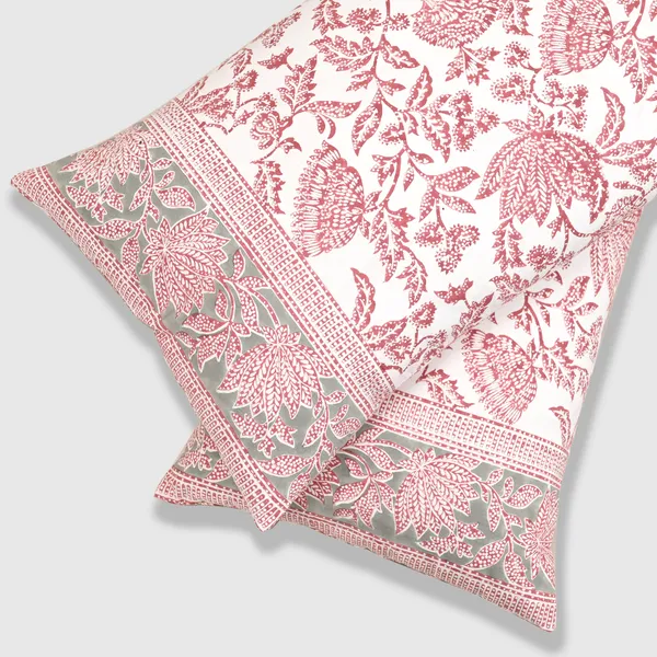 Percale_Cotton_Block_Print_Pink_King_Size_Bedsheet