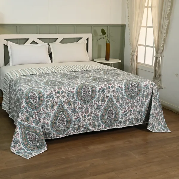 Dohar_Percale_Cotton_King_Size_Bedsheet