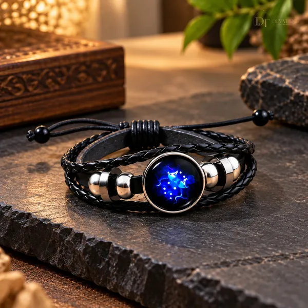 Black_Braided_Beaded_Bracelet_For_Men