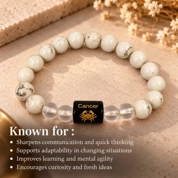 White_Beaded_Cancer_Zodiac_Bracelet