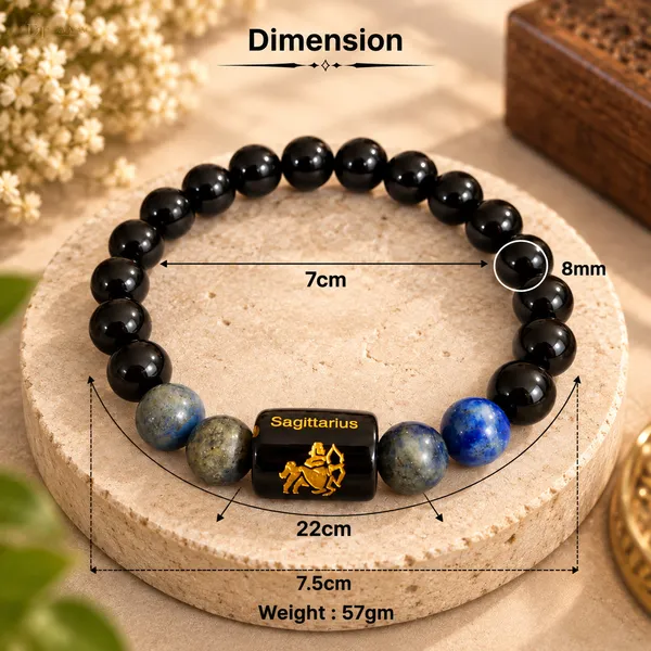 Black_Obsidian_And_Lapis_Lazuli_Sagittarius_Bracelet