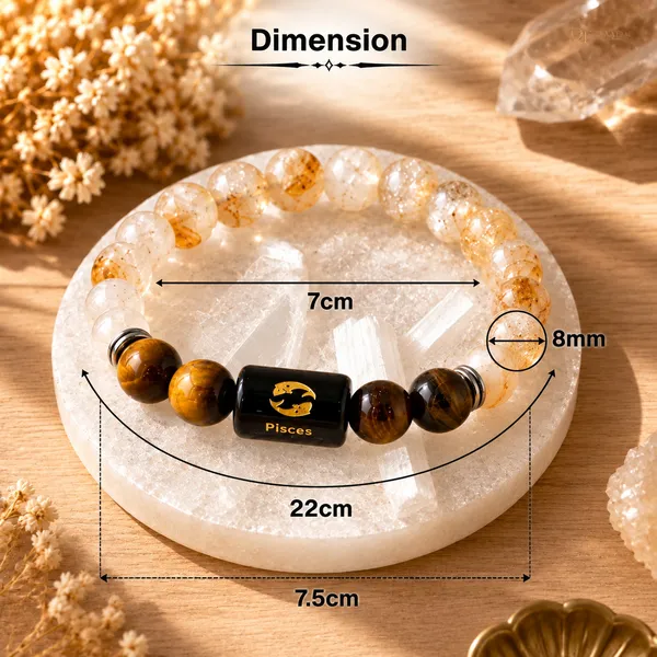 Multicolor_Stone_Pisces_Zodiac_Bracelet_For_Unisex