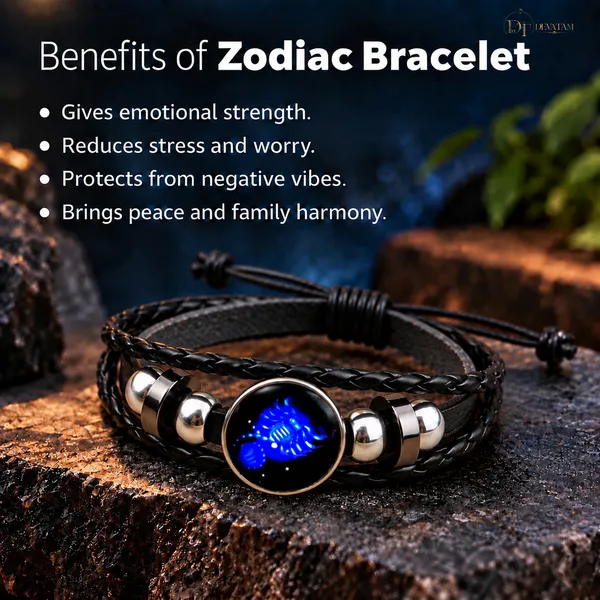 Black_Leather_Braided_Zodiac_Bracelet_For_Unisex