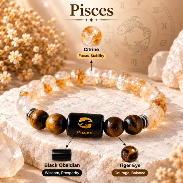 Multicolor_Stone_Pisces_Zodiac_Bracelet_For_Unisex