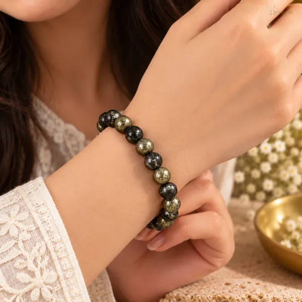 Pyrite_Bracelet_Set_Of_2_Unisex