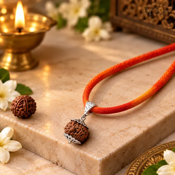 Red_Cord_5_Mukhi_Nepali_Rudraksha_Pendant_Unisex