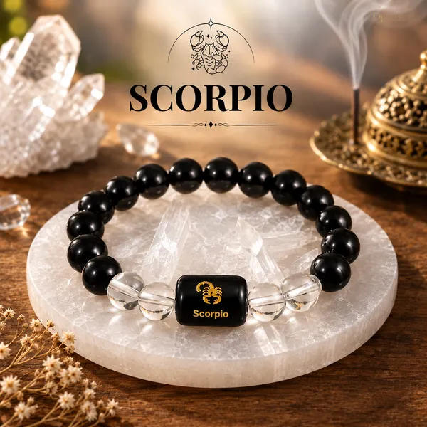 Black_Obsidian_Beaded_Bracelet_For_Unisex