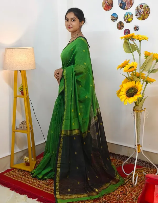 Green_semi_maheshwari_saree_