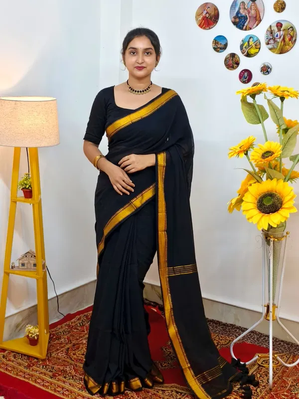 Black_Mangalgiri_cotton_saree_