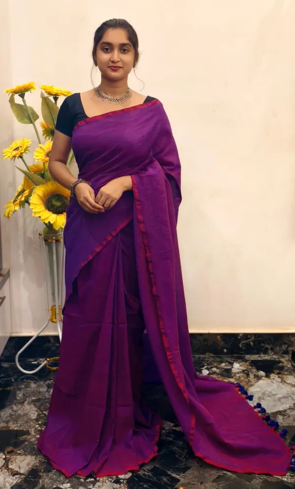 Purple_Masrise_Cotton_Woven_Tassel_Border_Saree_For_Women