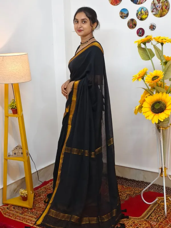 Black_Mangalgiri_cotton_saree_