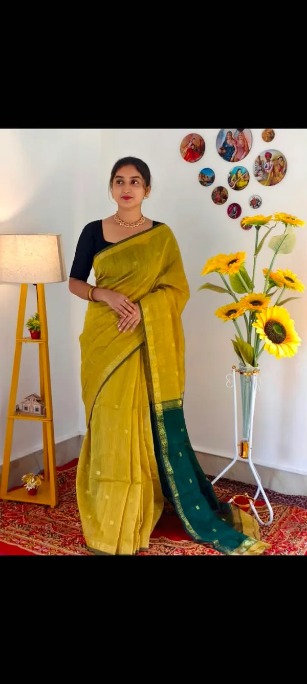 Mustard_Yellow_Traditional_Saree_for_Women