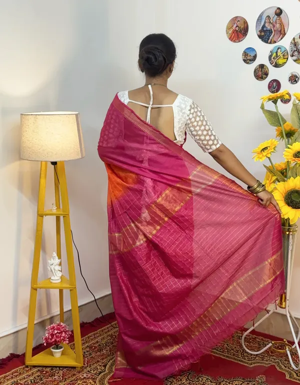 Pink_Orange_Traditional_Saree_for_Women
