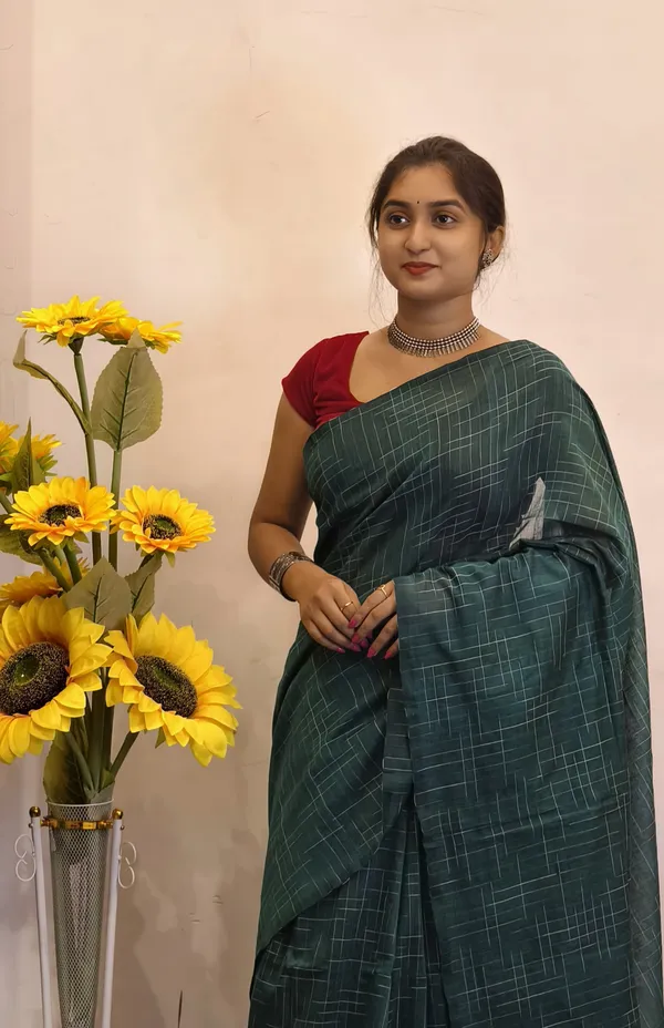 Green_Masrise_Cotton_Geometric_Print_Saree_For_Women
