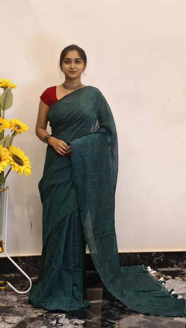 Green_Masrise_Cotton_Geometric_Print_Saree_For_Women