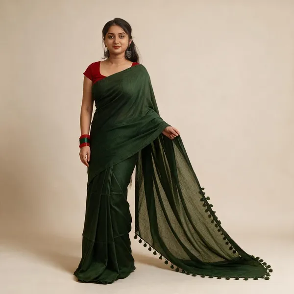 Green_Masrise_Cotton_Woven_Saree_For_Women
